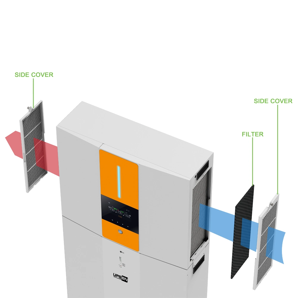 Solar Energy Storage System Combined 5.5kw Hybrid Solar Inverter and 10kwh ~40kwh Lithium Battery / LiFePO4 Battery Pack All in One